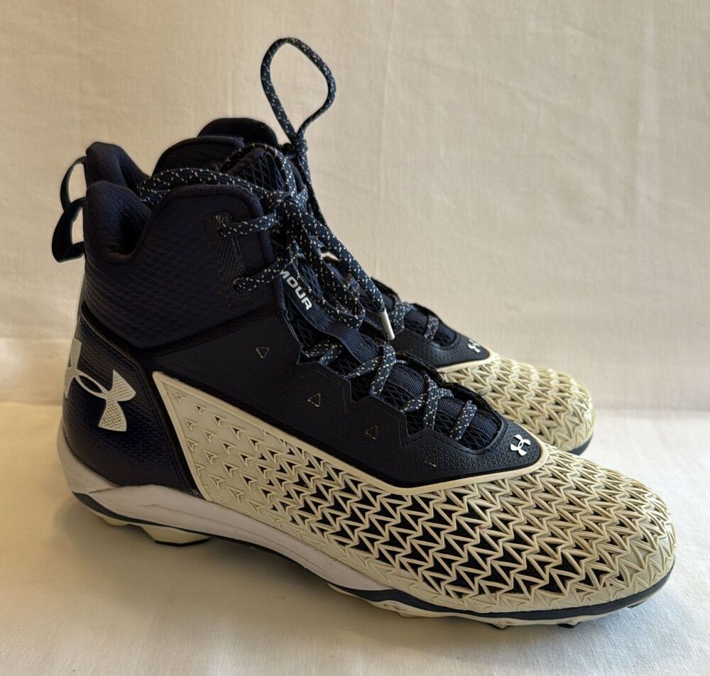 Under Armour Hammer MC Football Cleats Black/White Size: M 12